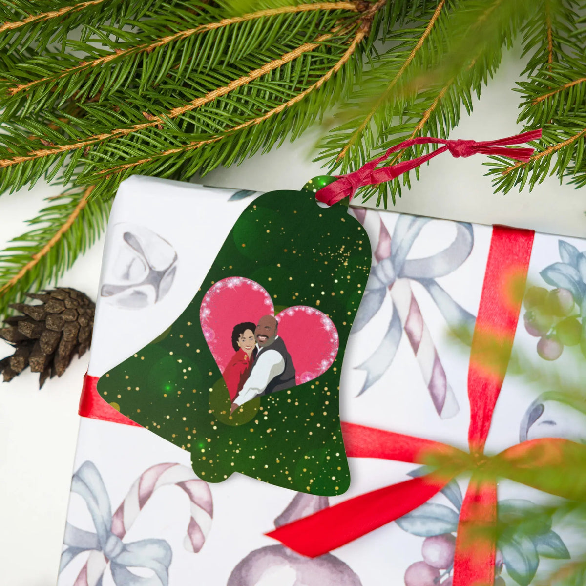 Uncle Phil and Aunt Vivian "Fresh Prince Of Bel-Air" Christmas Ornaments - Graphic Jaw