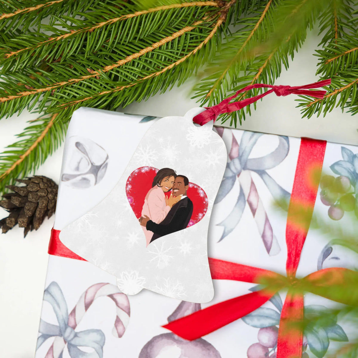 Martin  and Gina Christmas Ornaments - Graphic Jaw