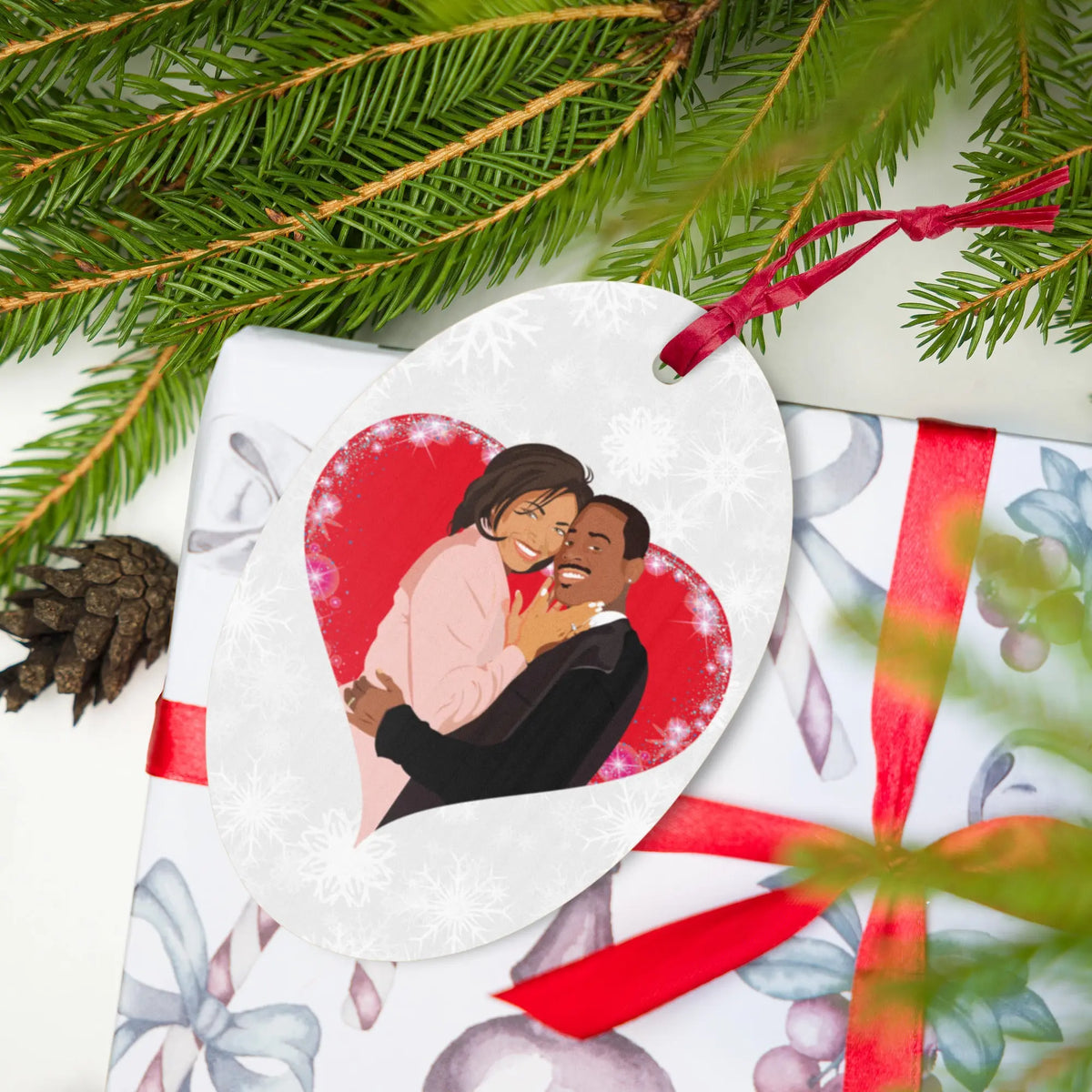 Martin  and Gina Christmas Ornaments - Graphic Jaw