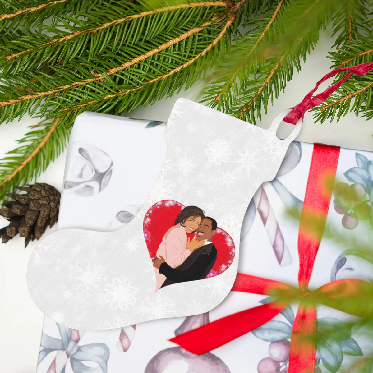 Martin  and Gina Christmas Ornaments - Graphic Jaw