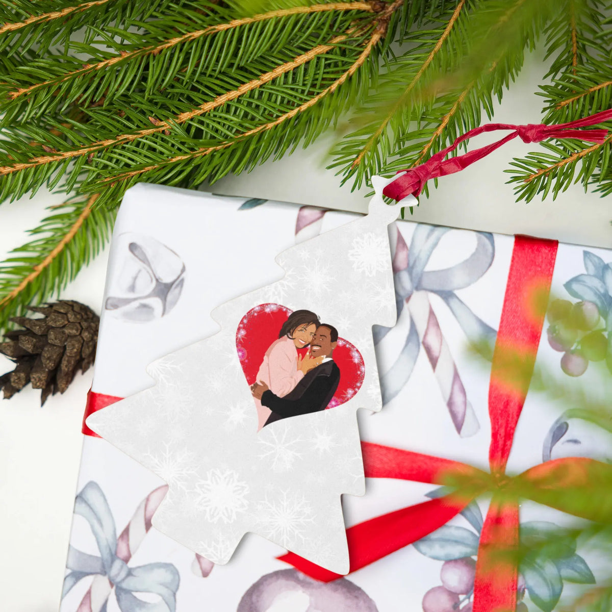 Martin  and Gina Christmas Ornaments - Graphic Jaw