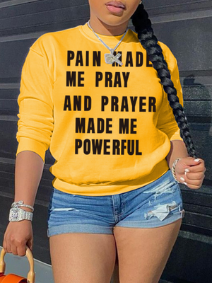 Pain & Prayer Sweater