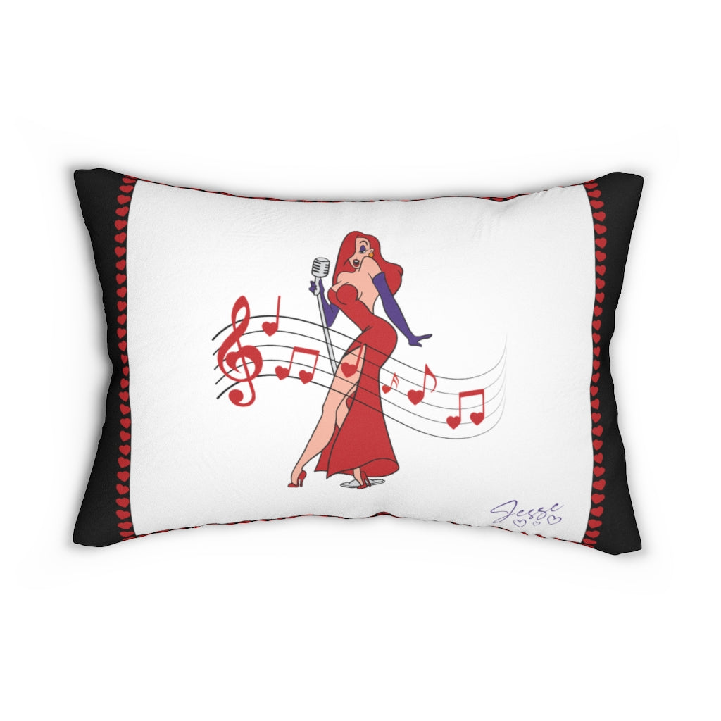 Jesse Love Note Lumbar Pillow