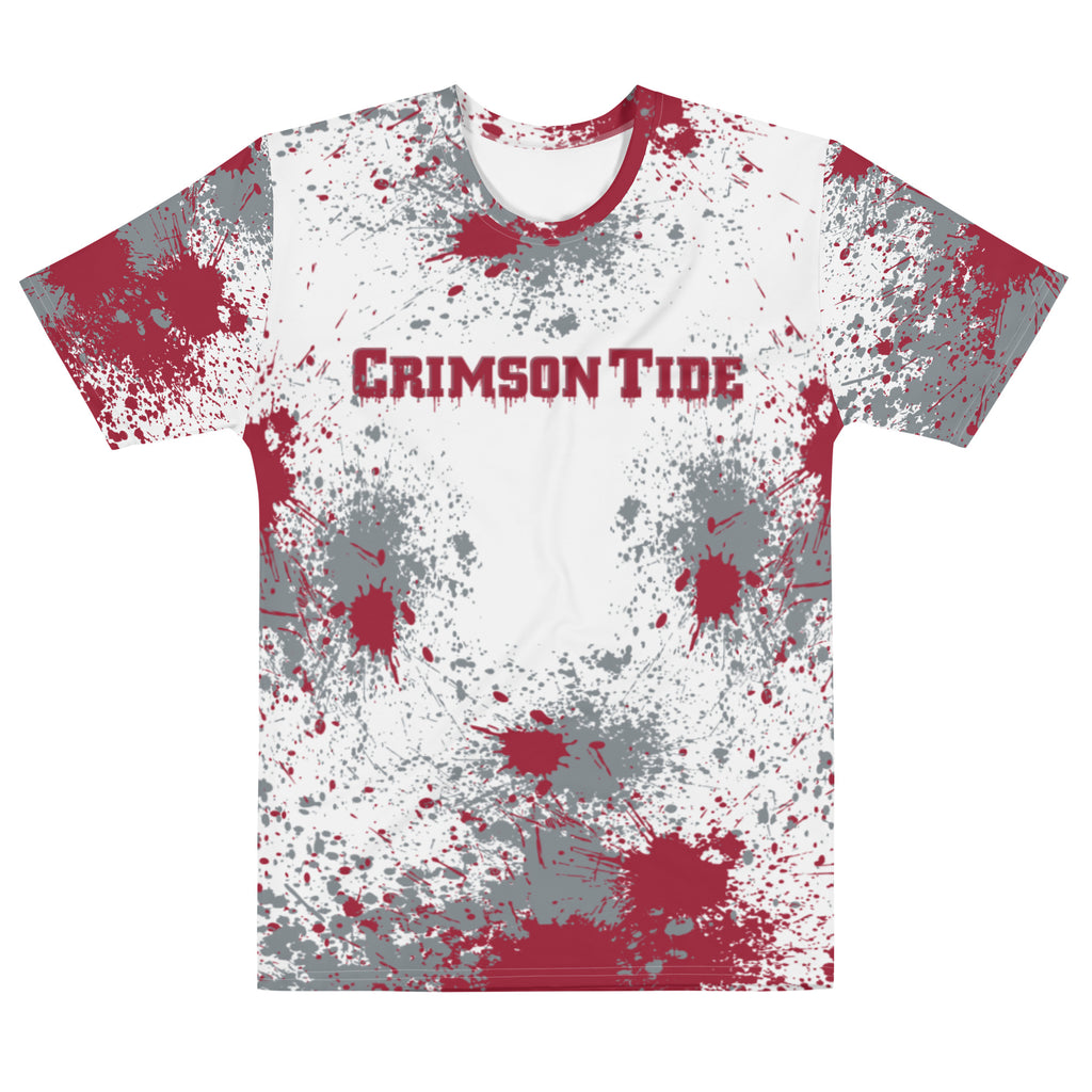 Show off your team spirit in your new Crimson and Gray Crimson Tide Splash T-shirt. Roll Tide! 