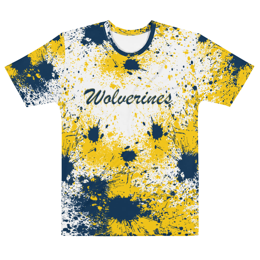 Michigan Wolverines Paint Splash T-shirt