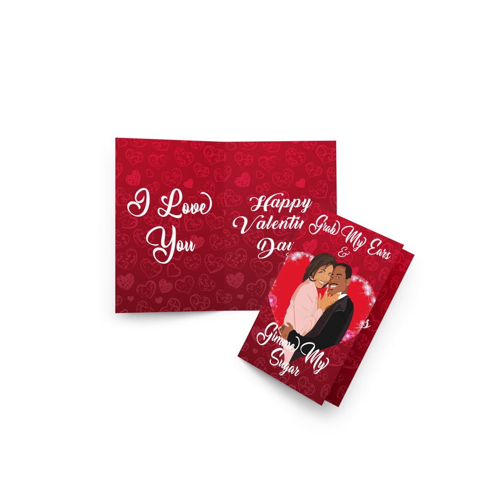 Martin Payne and Gina Waters - Grab My Ears and Gimme My Sugar - Valentine's Day Card