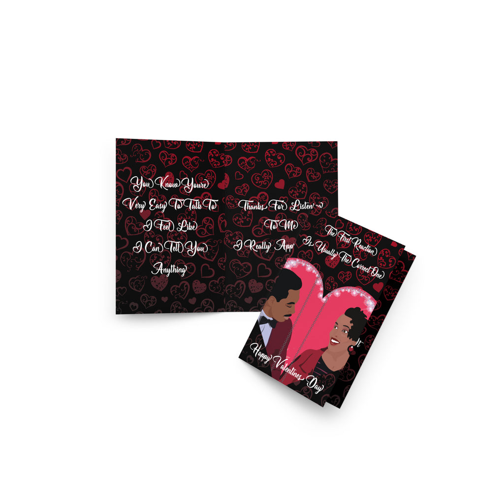 Coming To America - Prince Akeem and Lisa Mcdowell Attraction - Valentine's Day Card