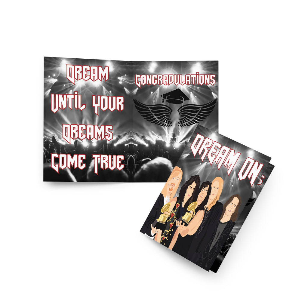 Aerosmith | Dream On | Graduation Card