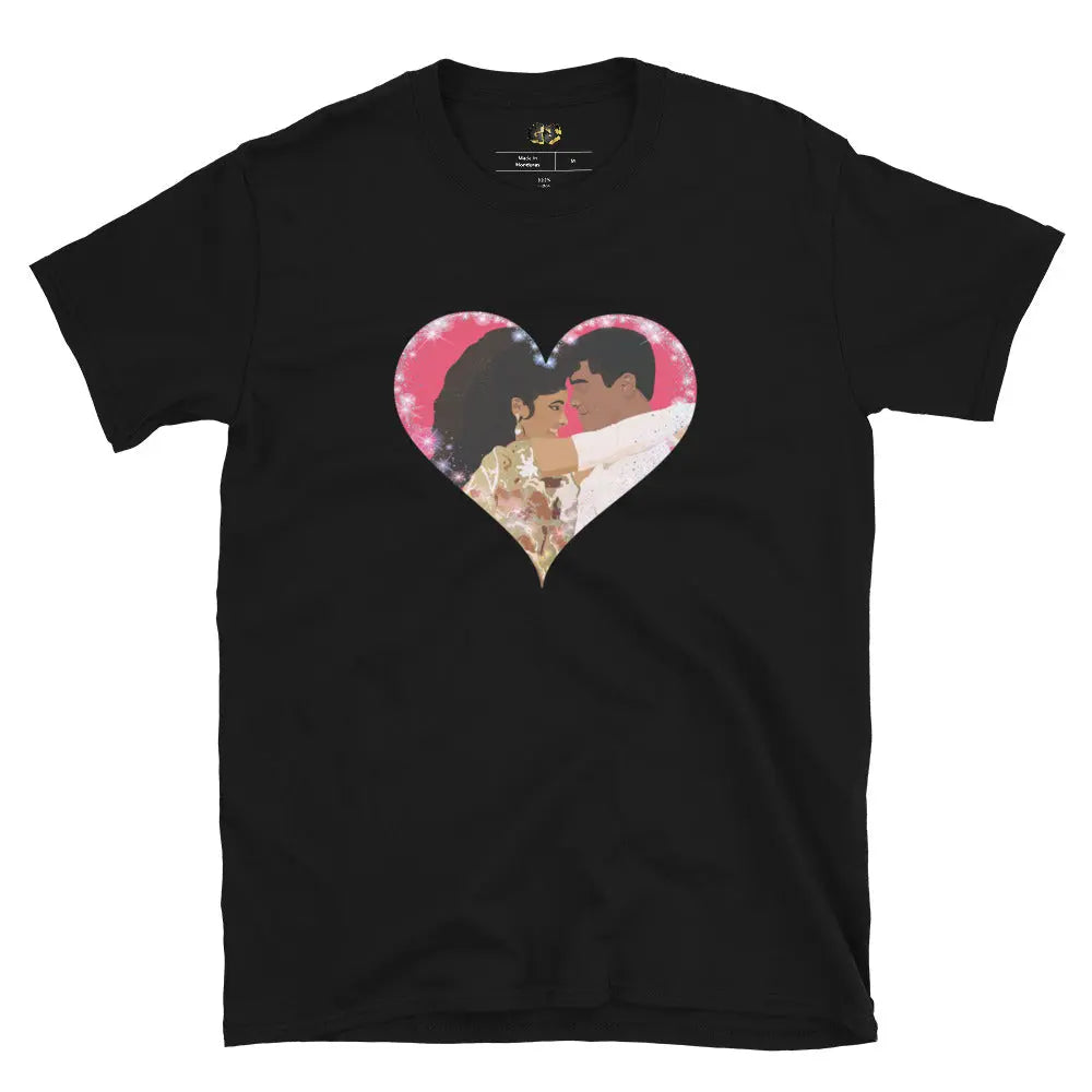The Last Dragon Bruce Leroy and Laura Charles Love Black T-shirt