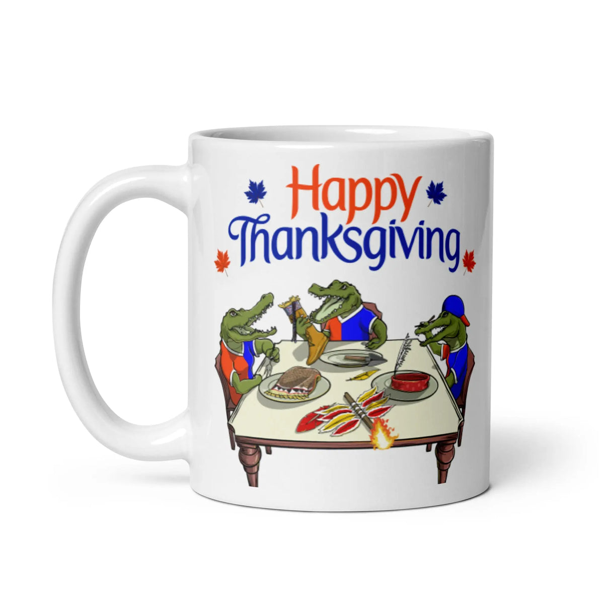 Gators vs Noles Thanksgiving Feast Coffee Mug - Graphic Jaw
