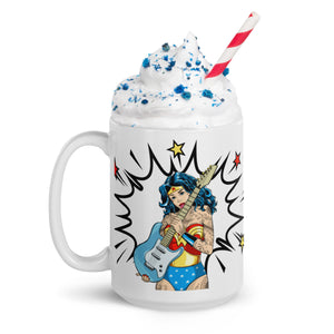 DC Comics Rockstar Wonder Woman Glossy Mug
