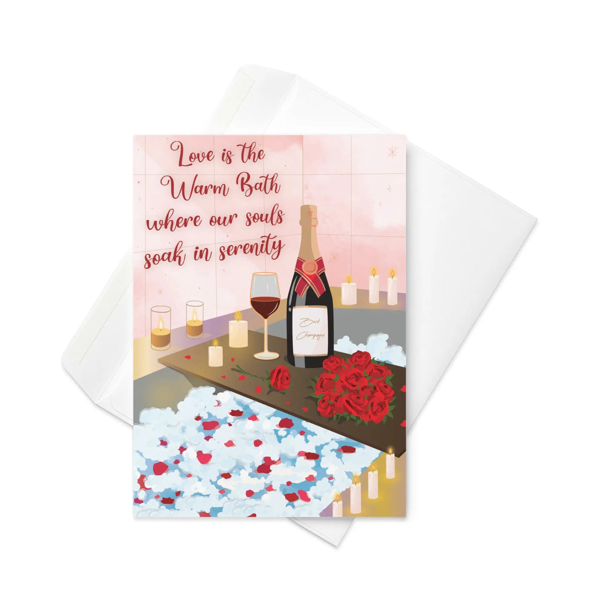 Love Is Our Serenity - Love Card | Graphic Jaw Intimates Collection 