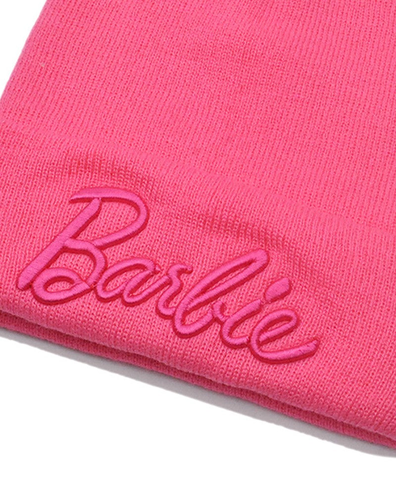 Barbie Letter Embroidery Winter Thermal Knit Hat