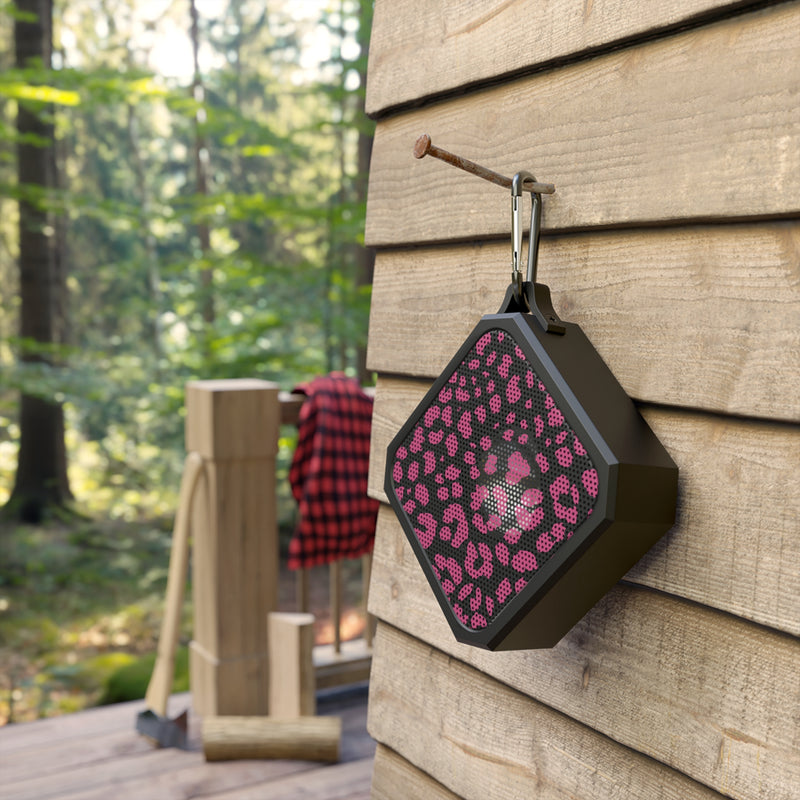 Pink Cheetah Outdoor Bluetooth Speaker