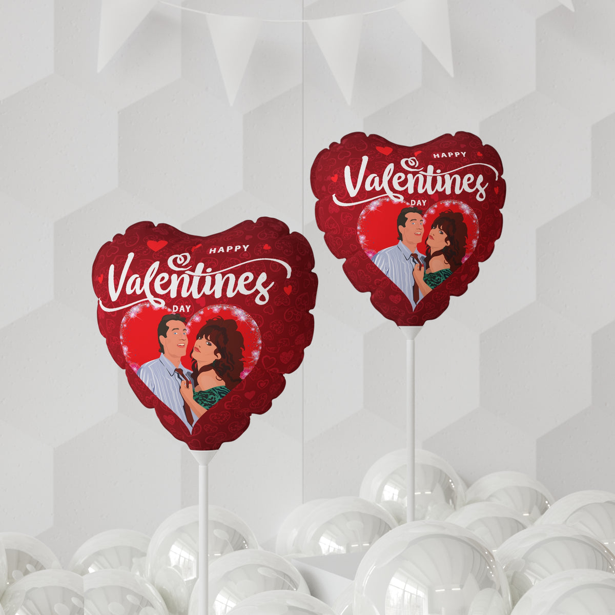 Married With Children Al and Peggy Bundy Valentine's Day Balloon