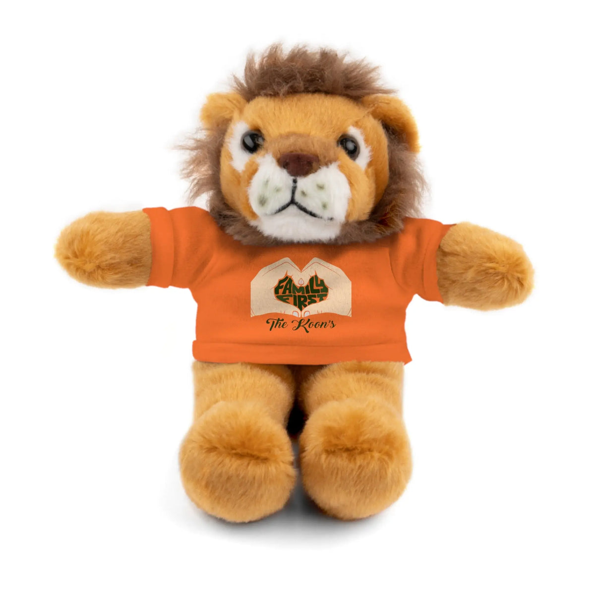Personalized Family First Stuffed Animal Toy -  Add Your Family’s Name Printify