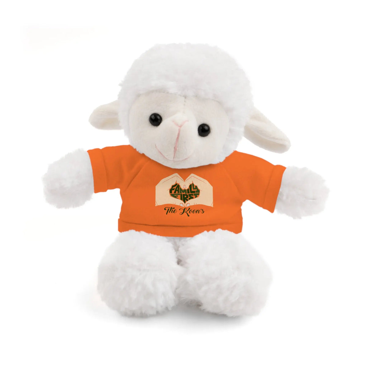 Personalized Family First Stuffed Animal Toy -  Add Your Family’s Name Printify