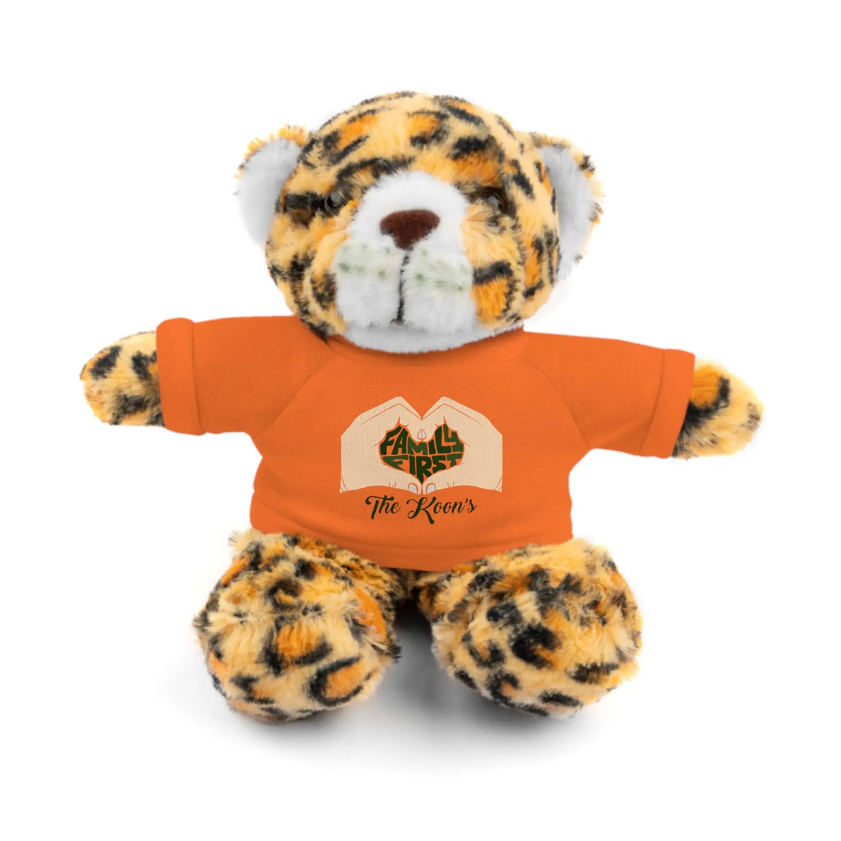Personalized Family First Stuffed Animal Toy -  Add Your Family’s Name Printify