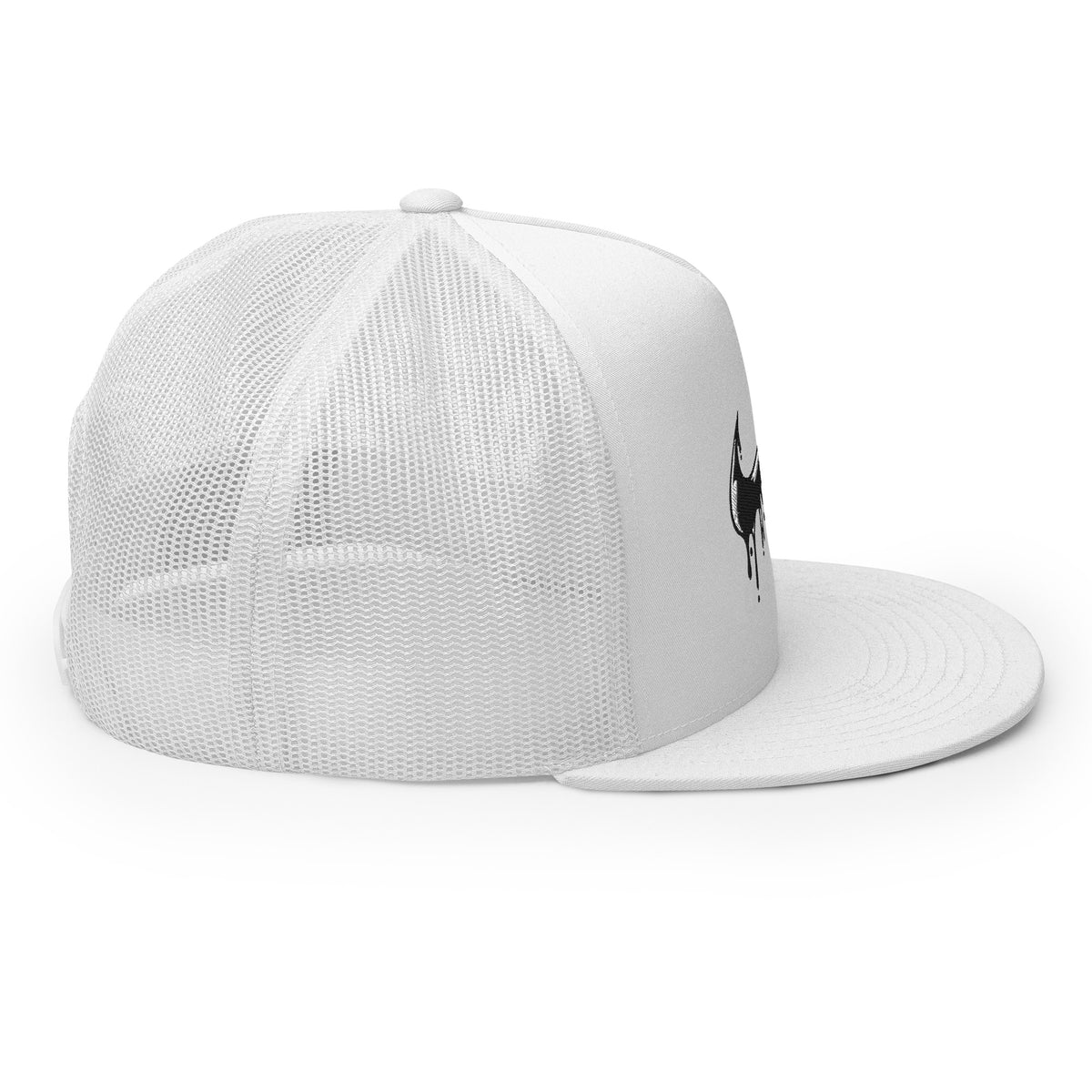 Dripping Nike Check 5 Panel White Trucker Hat