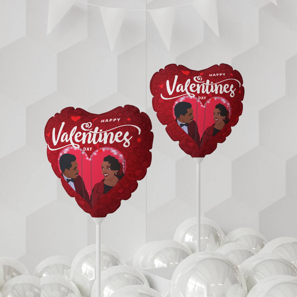 Coming to America Prince Akeem and Lisa Mcdowell Valentine's Day Balloon