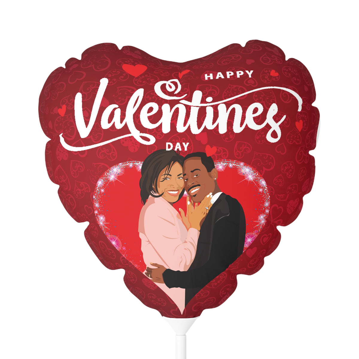 Martin Payne and Gina Waters Valentine's Day Balloon