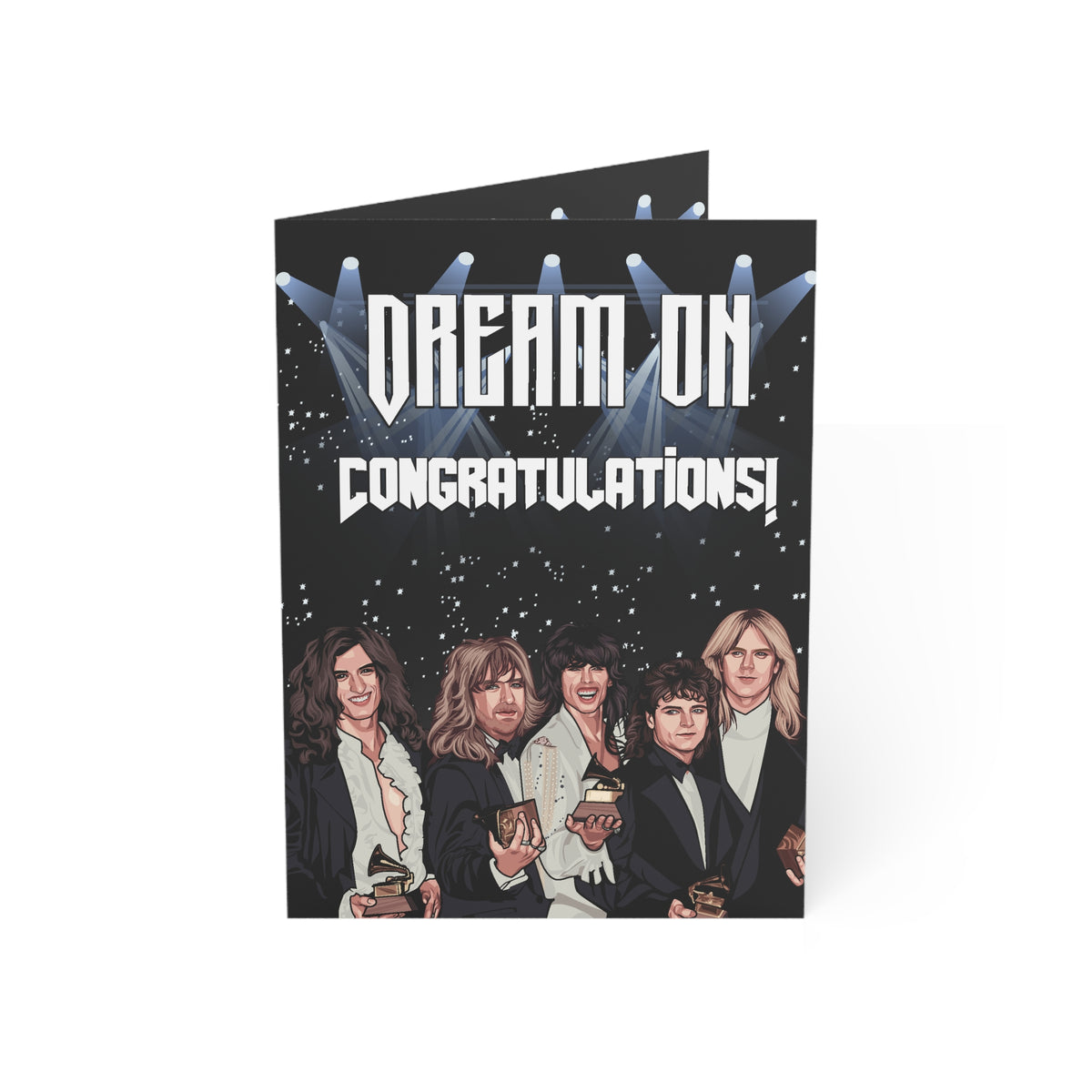 Aerosmith Dream On Congratulations Card