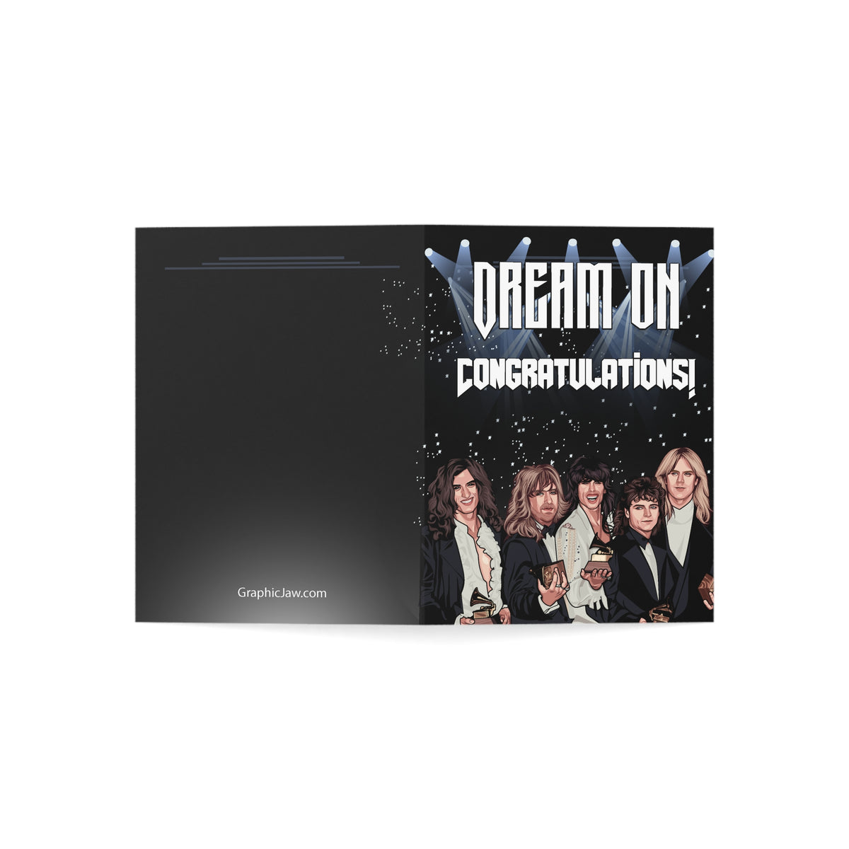 Aerosmith Dream On Congratulations Card