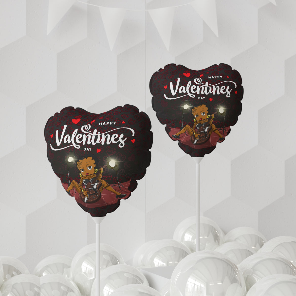 Betty Boop Happy Valentine's Day Balloon