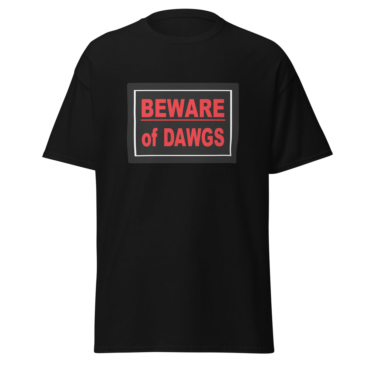 Georgia Bulldogs Beware of Dawgs lack T-shirt