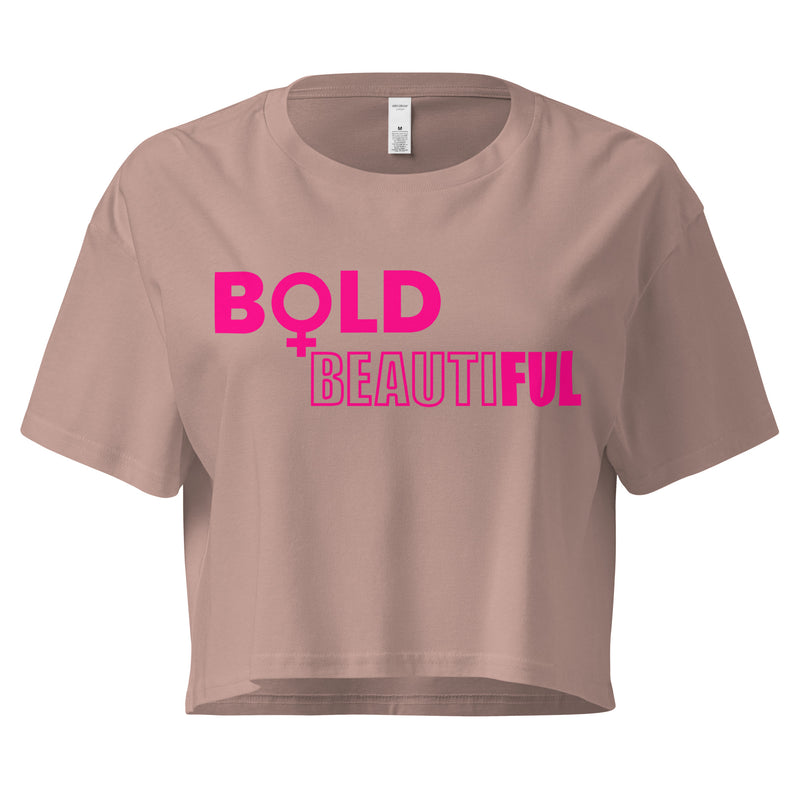 Bold + Beautiful Crop Tee