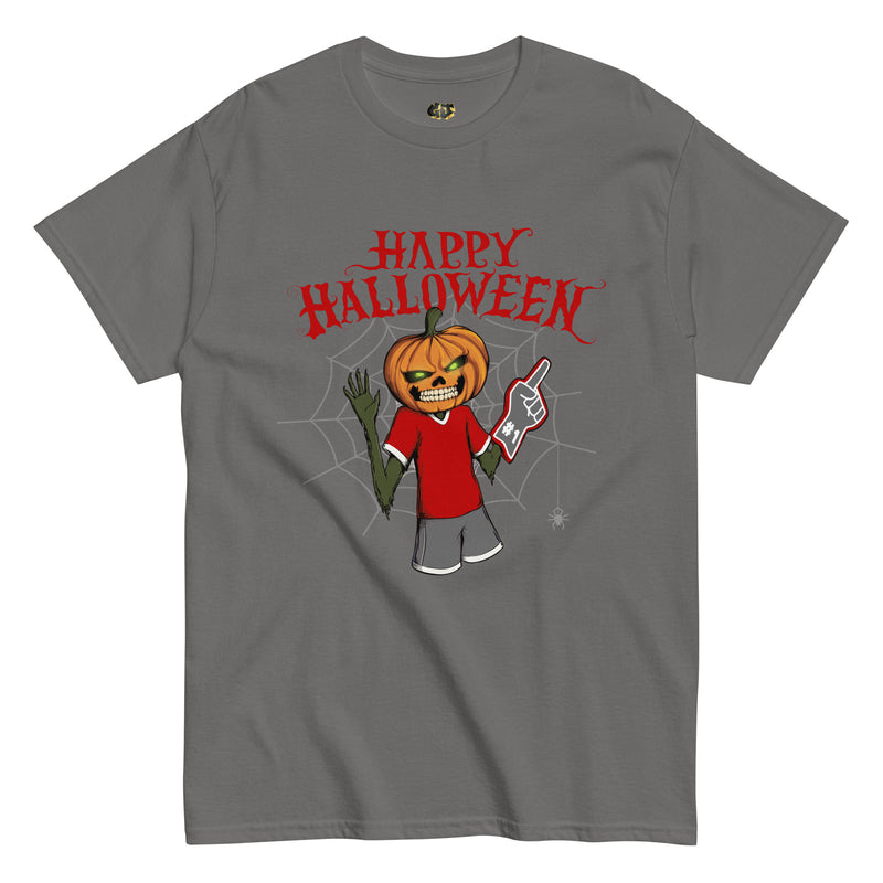 Halloween Pumpkin OSU Grey T-shirt