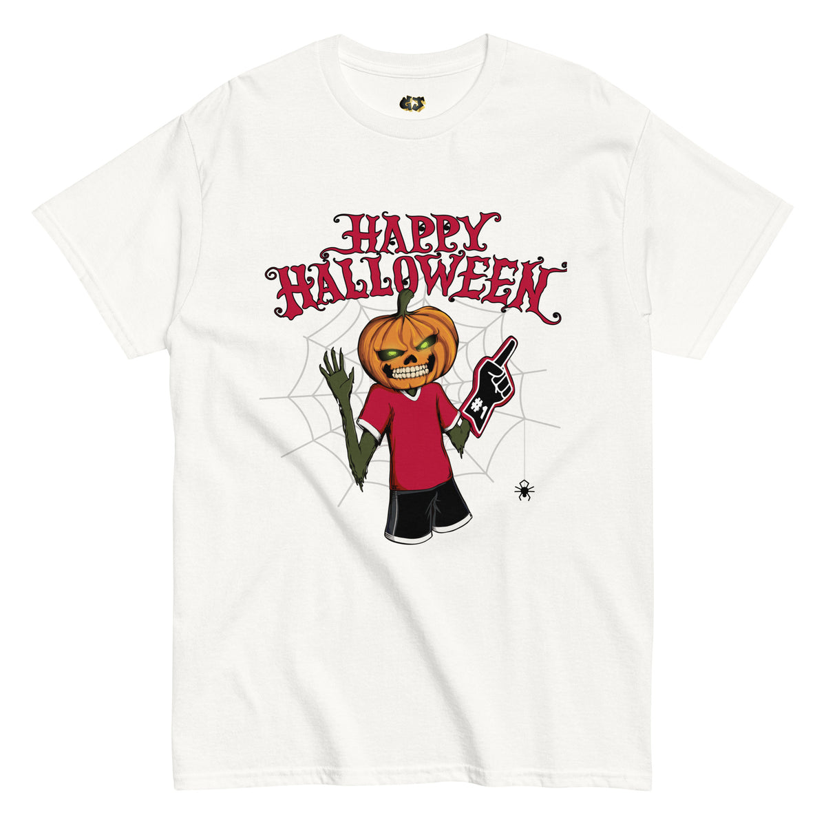 Halloween Pumpkin Georgia White T-shirt