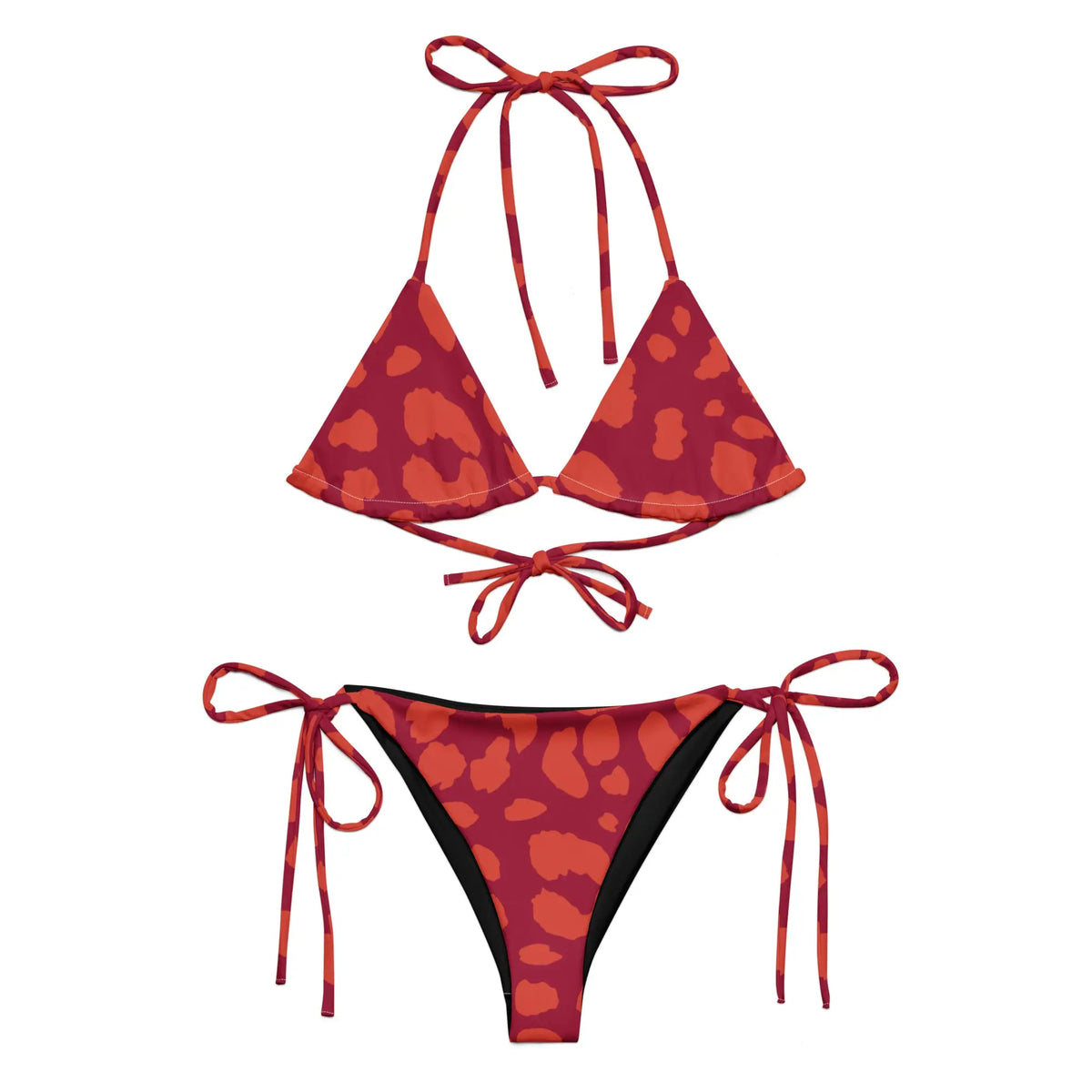 Candy Apple Cheetah Two-Piece String Bikini