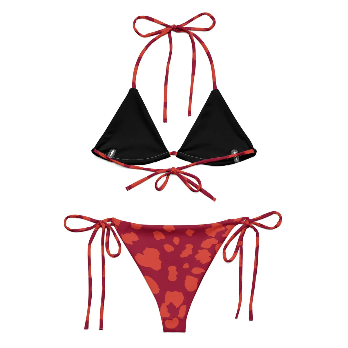 Candy Apple Cheetah Two-Piece String Bikini