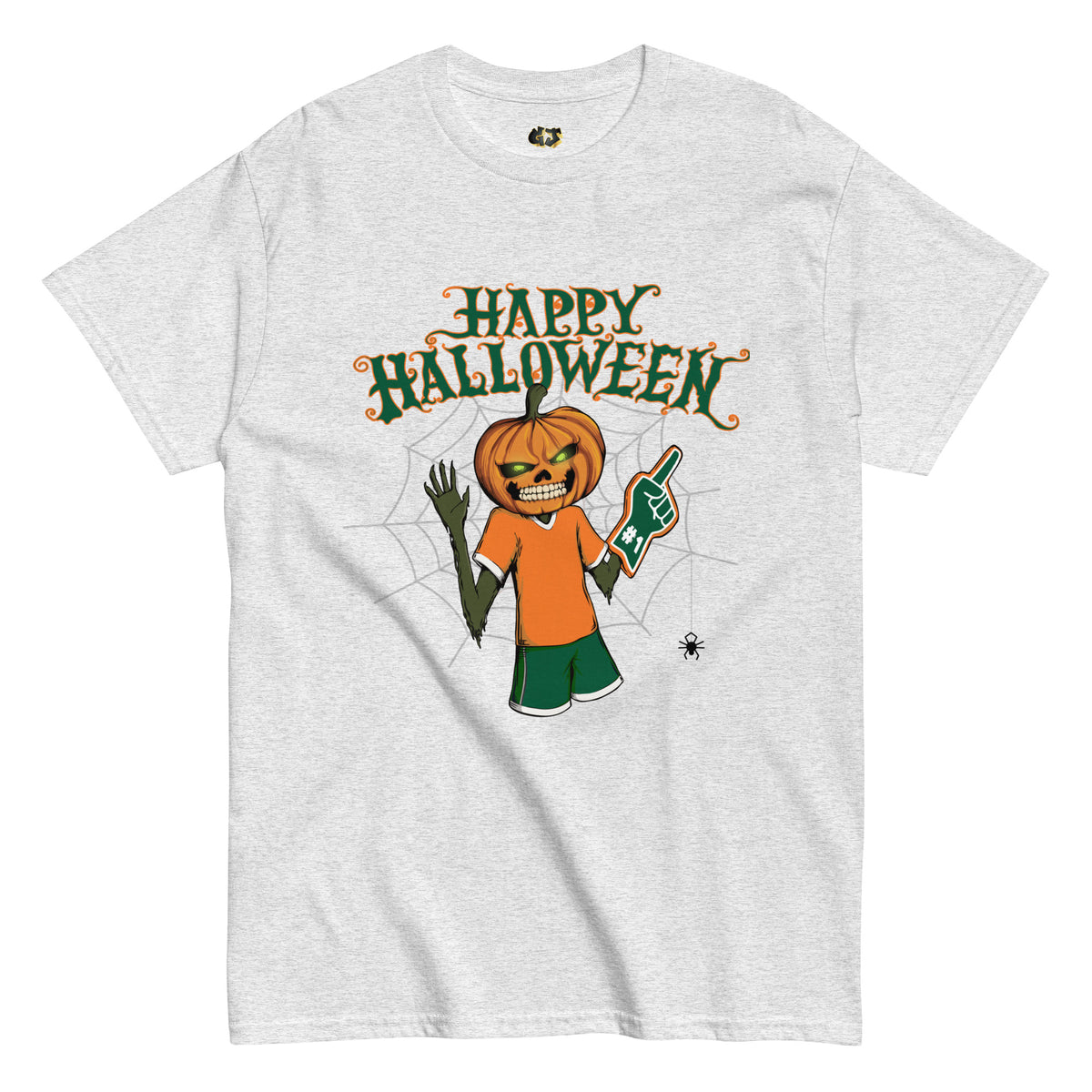 Halloween Pumpkin Miami Ash T-shirt