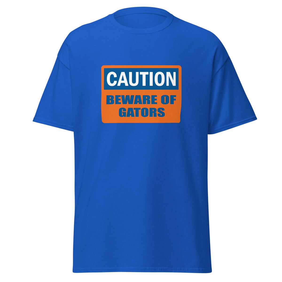 Florida Beware of Gators Blue T-shirt 