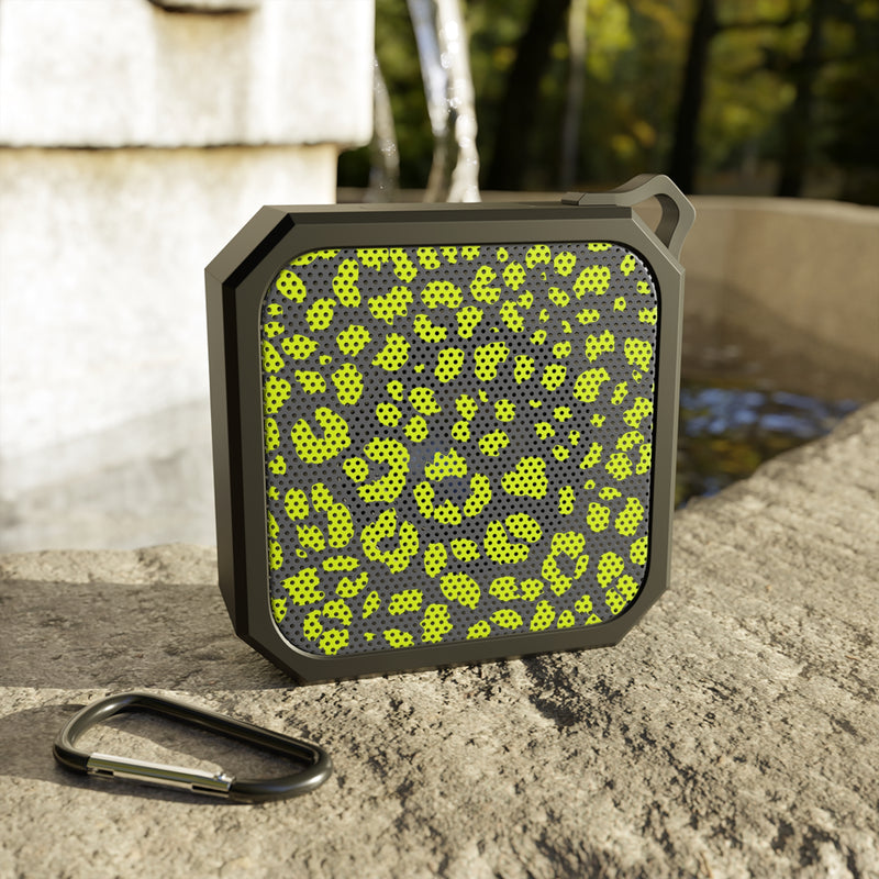 Chartreuse Cheetah Outdoor Bluetooth Speaker