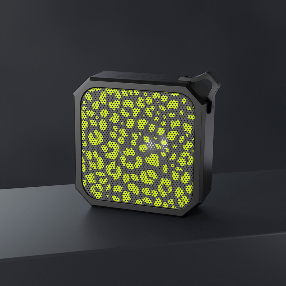 Chartreuse Cheetah Outdoor Bluetooth Speaker