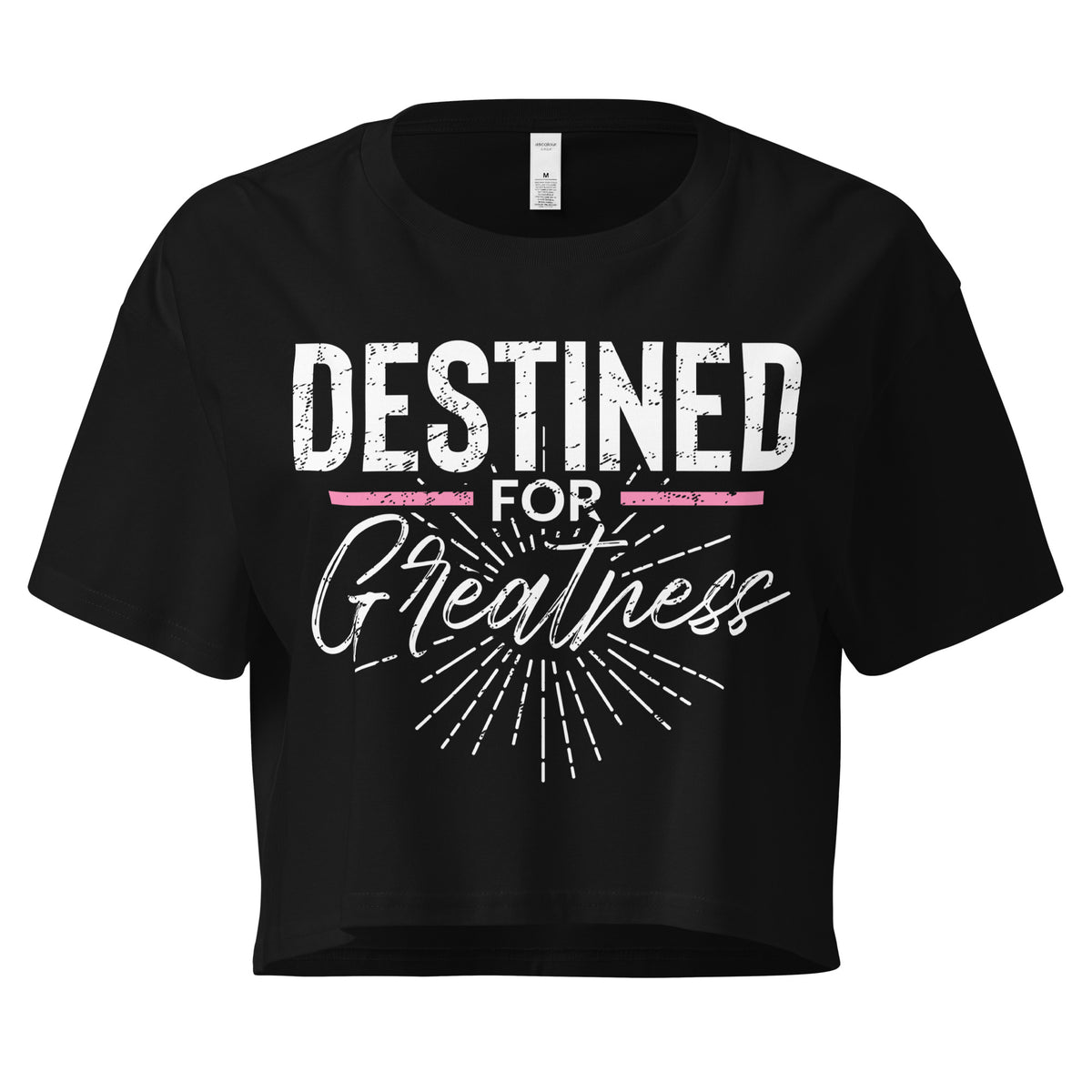 Destined For Greatness Crop Tee