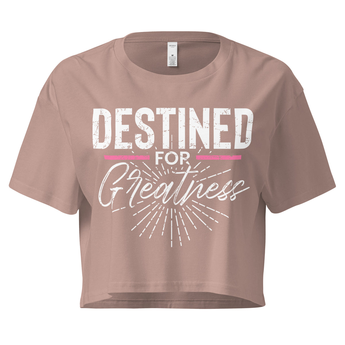 Destined For Greatness Crop Tee