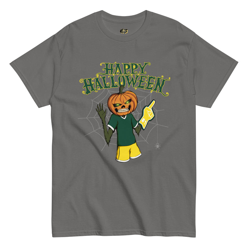 Halloween Pumpkin Oregon Grey T-shirt