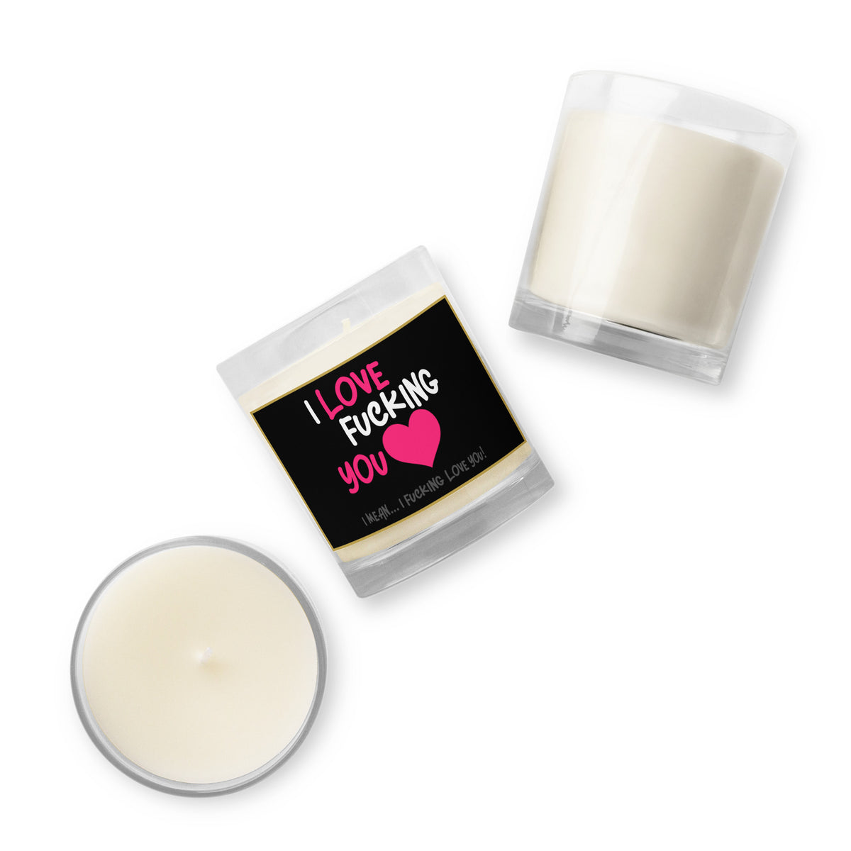 I Love Fuck!ing You Adult Candle