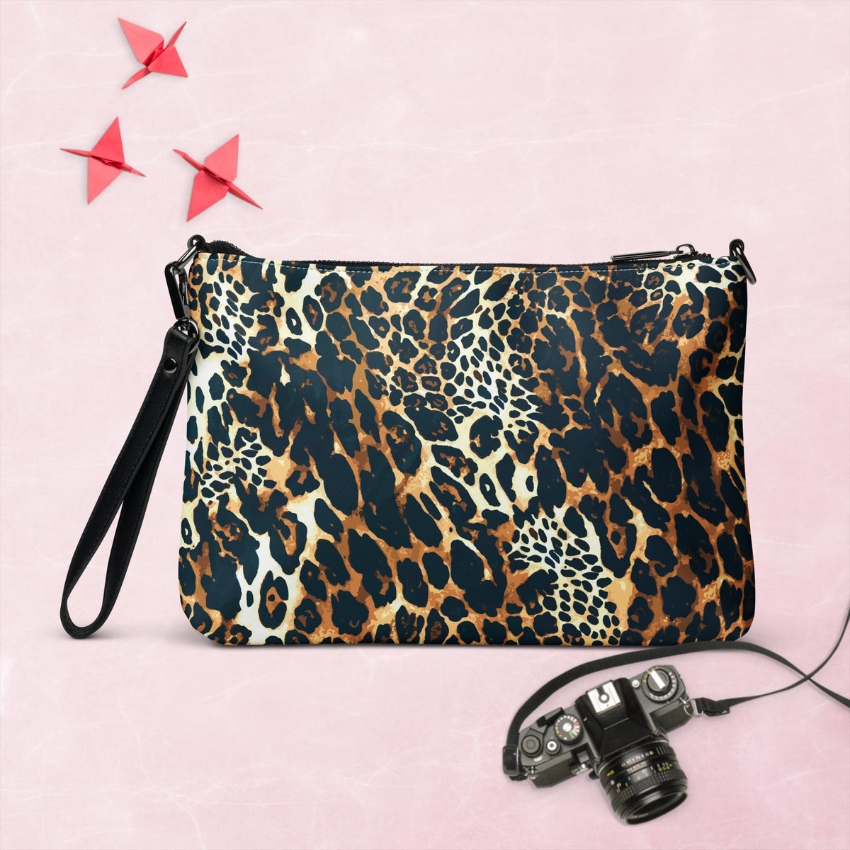 Jaguar Leopard Print Women's Crossbody Bag