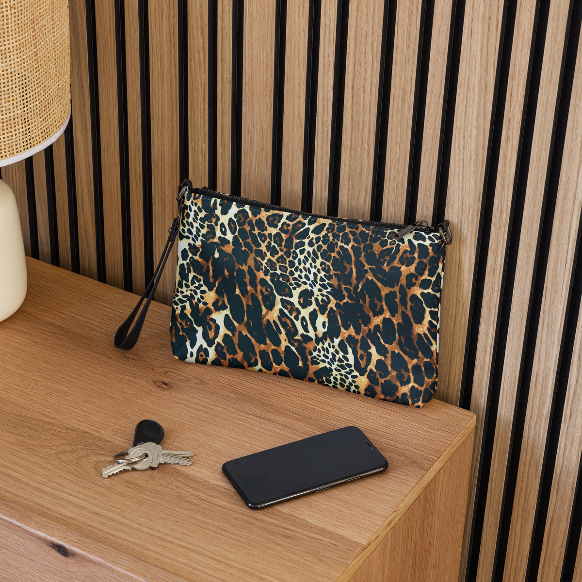 Jaguar Leopard Print Women's Crossbody Bag