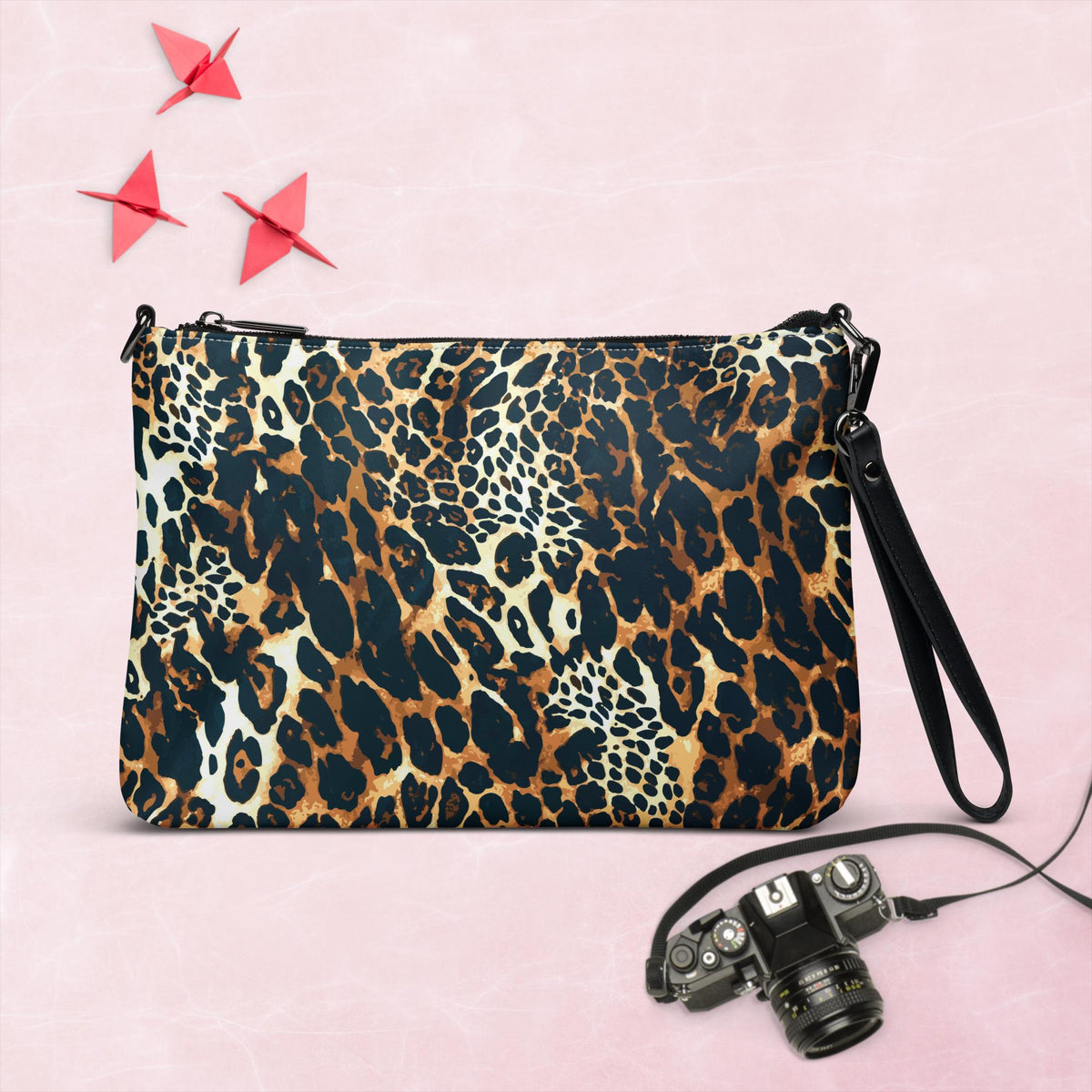 Jaguar Leopard Print Women's Crossbody Bag