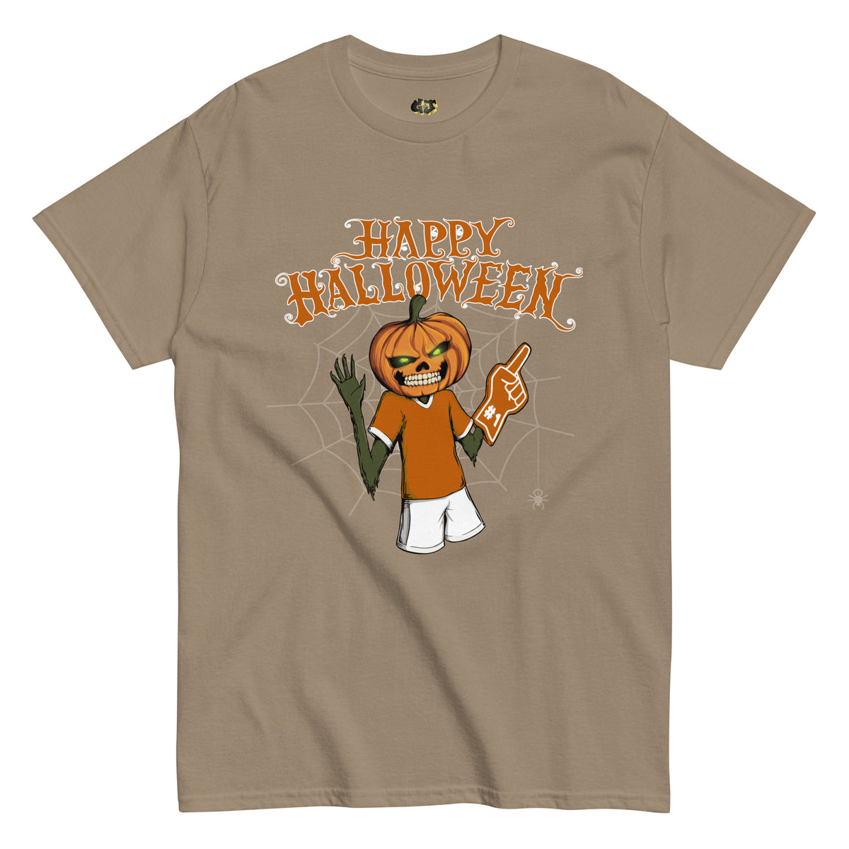 Halloween Pumpkin Texas Light Brown T-shirt