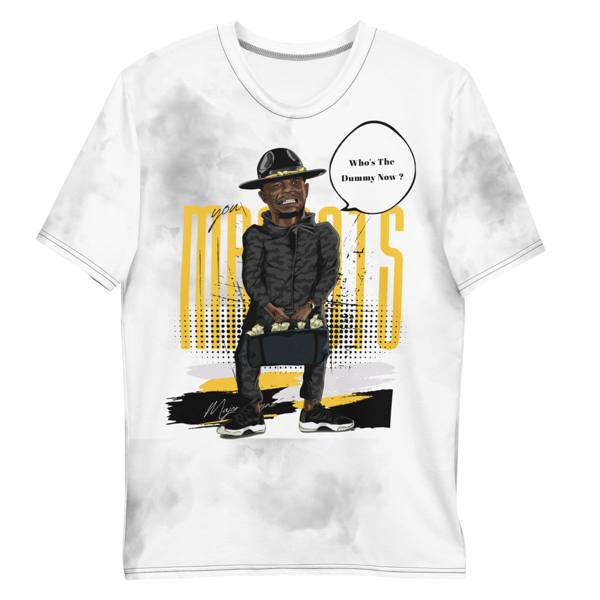 Major Pay'd "Who's The Dummy Now, You Maggots?" | Major Payne Streetwear Hustle T-shirt | Shirt Matching Jordan Shoes