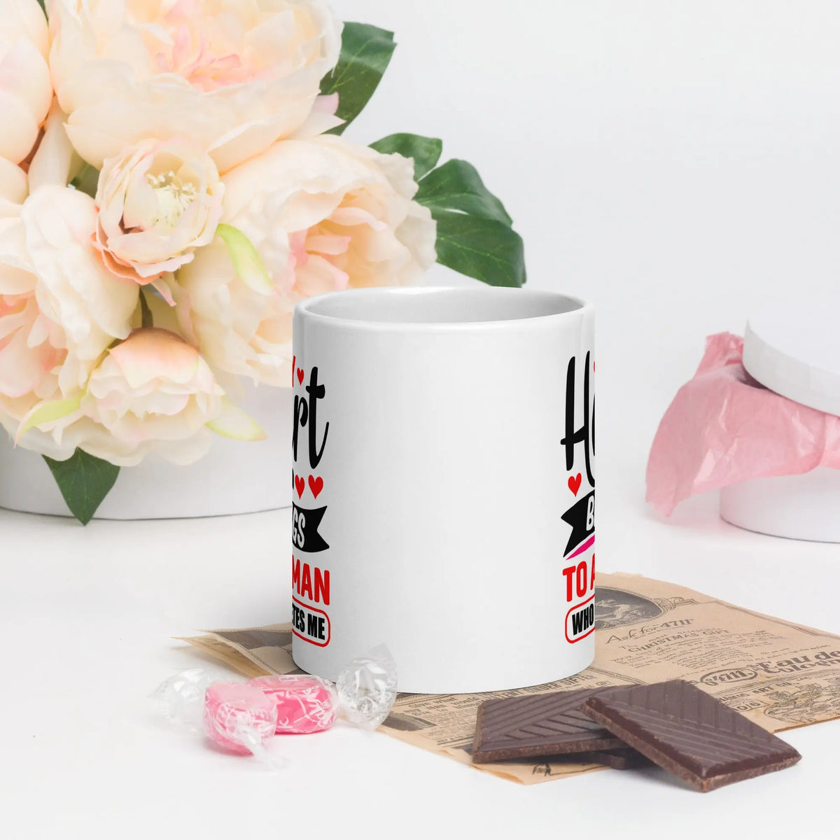 My Heart Belongs To A Woman Who Completes Me | Intimates Glossy Mug