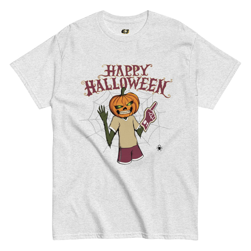 Halloween Pumpkin FSU Ash T-shirt