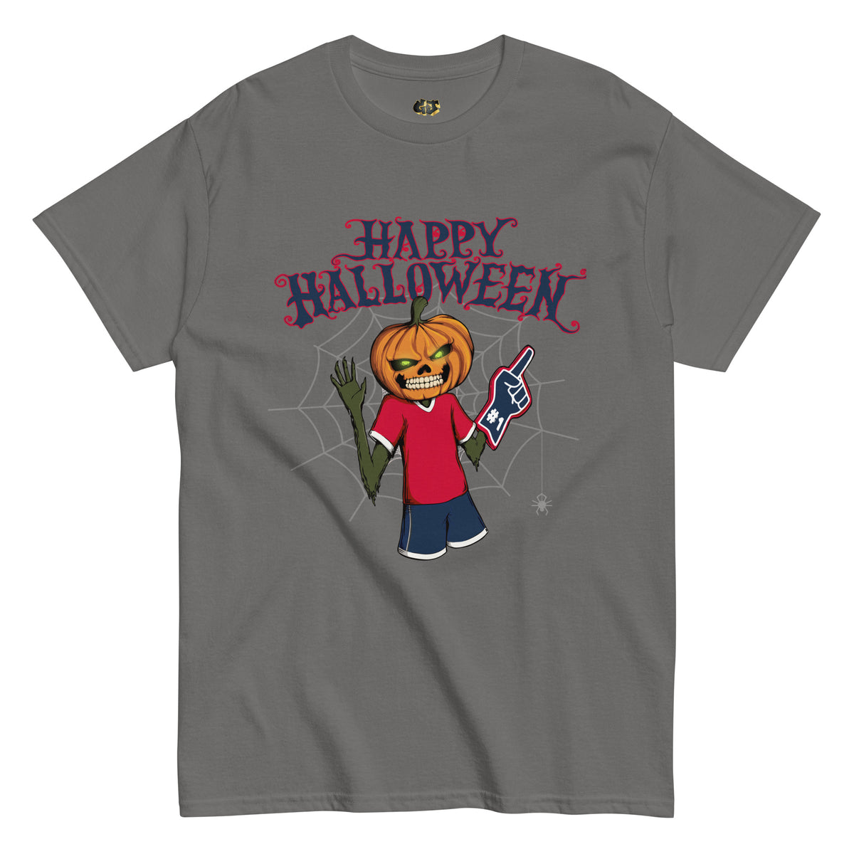 Halloween Pumpkin Mississippi Grey T-shirt